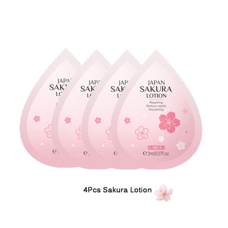 LAIKOU 4Pcs Skincare Set Sakura