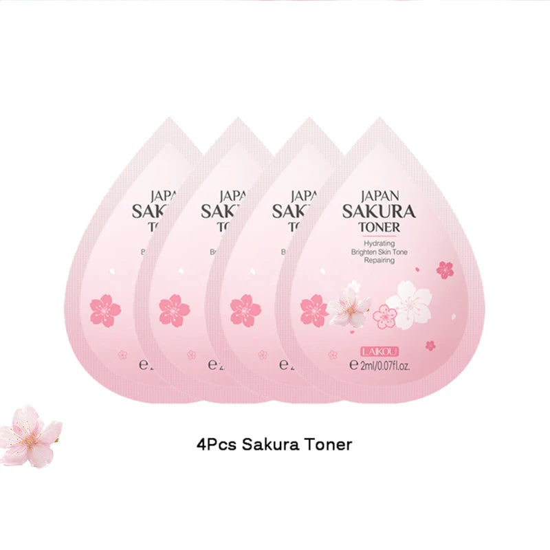 LAIKOU 4Pcs Skincare Set Sakura
