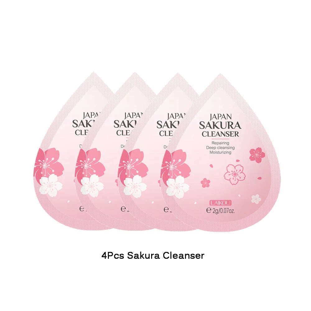 LAIKOU 4Pcs Skincare Set Sakura
