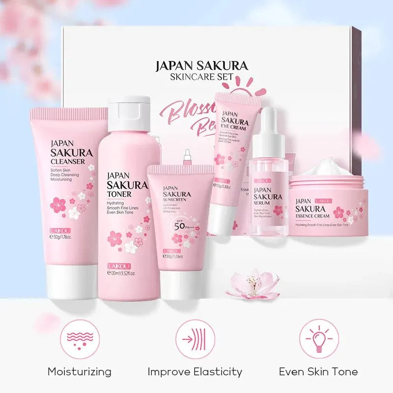 Coffret Sakura Blossom Beauty - Set Complet 6 Soins Japonais