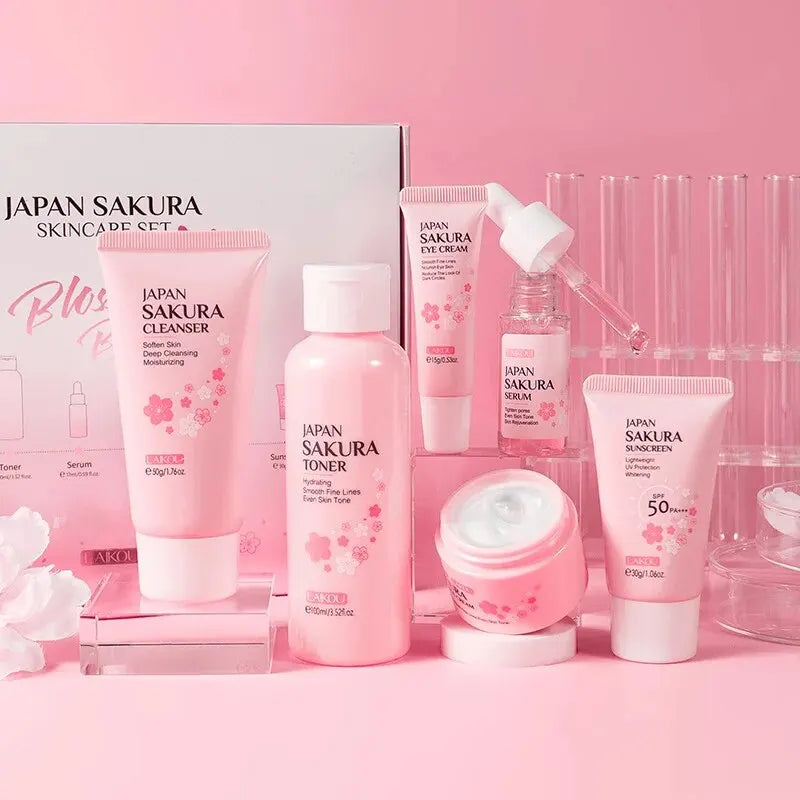 Coffret Sakura Blossom Beauty - Set Complet 6 Soins Japonais
