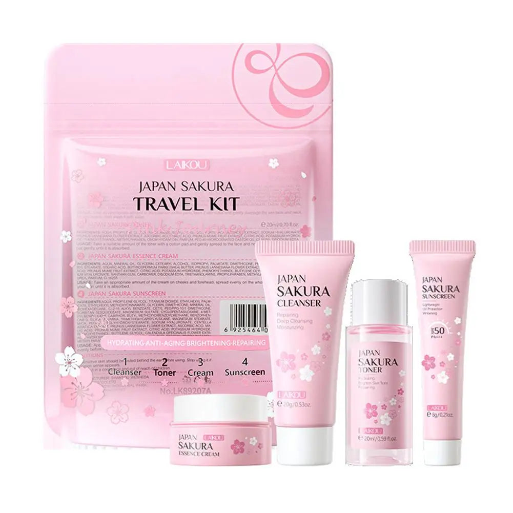 Collection Sakura - Sets Soins Japonais Complet & Travel Kit