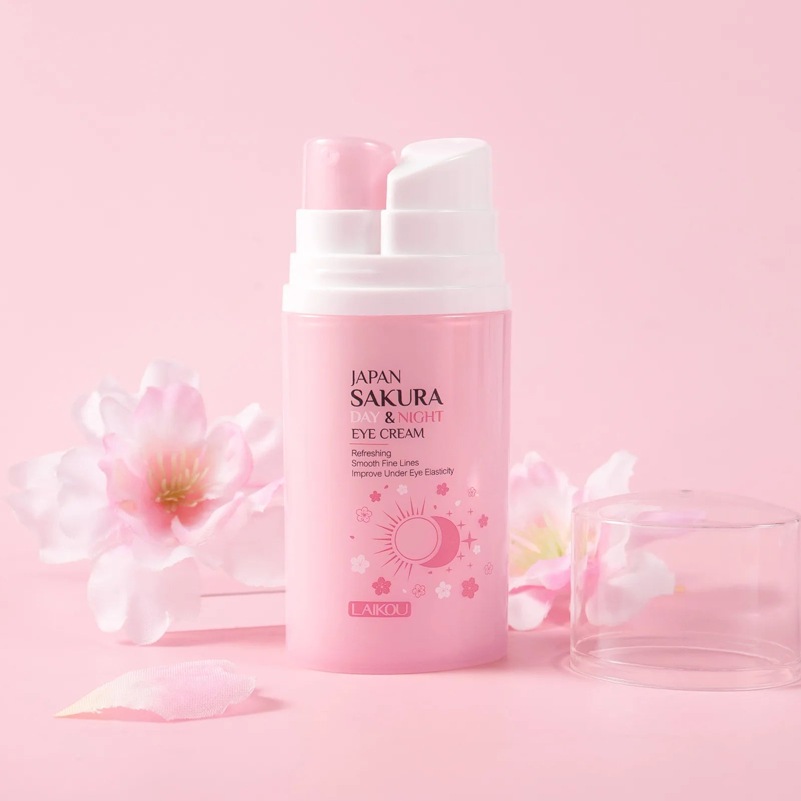 Crème Contour des Yeux Sakura LAIKOU Jour & Nuit Anti-Cernes Raffermissante 20g