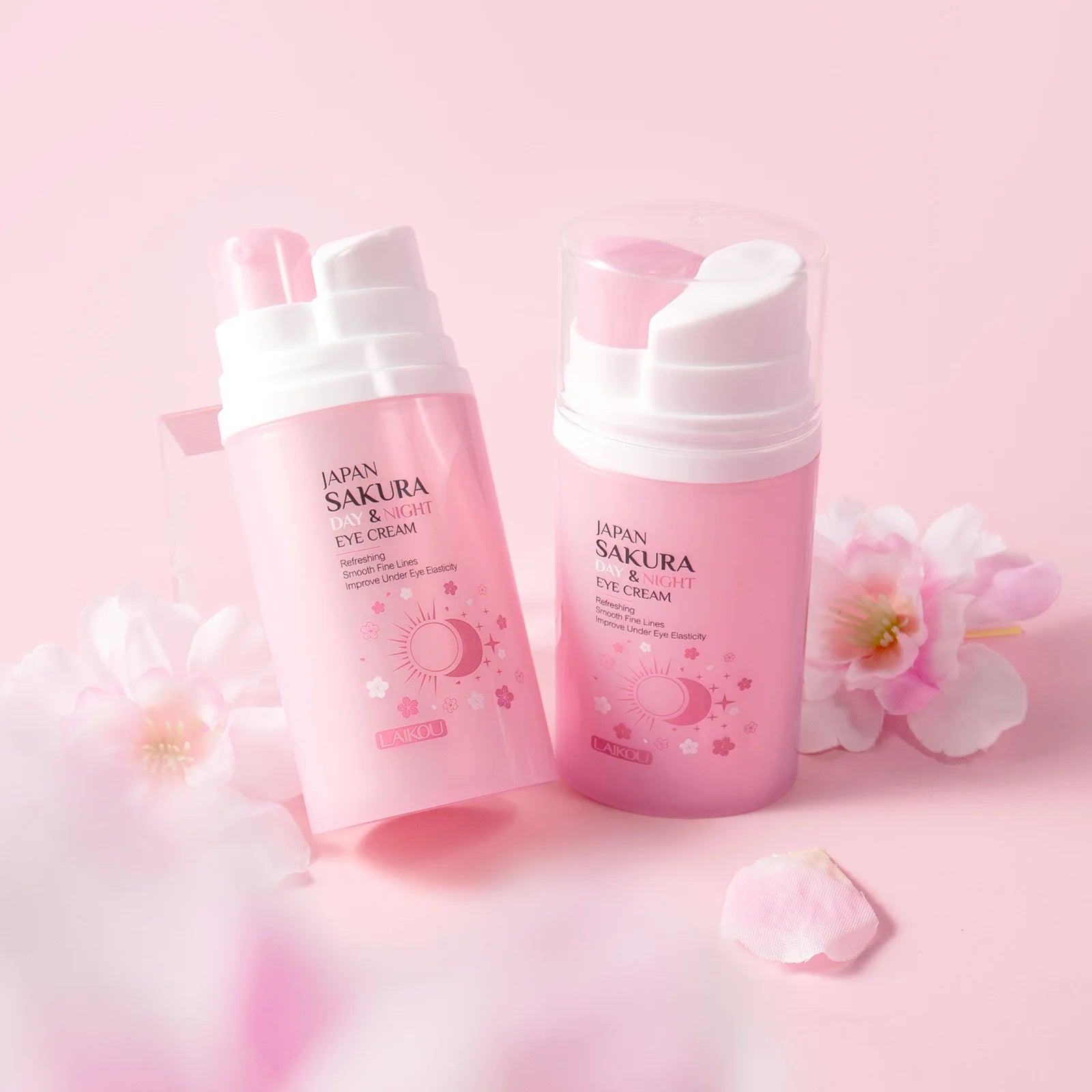 Crème Contour des Yeux Sakura LAIKOU Jour & Nuit Anti-Cernes Raffermissante 20g